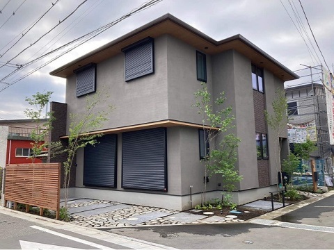 神奈川県平塚市　新築外構敷地を有効活用して自然な雰囲気を。　Ｔ様邸