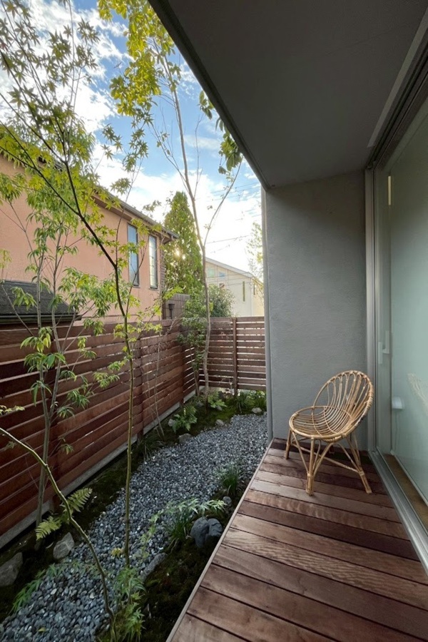 神奈川県横浜市　緑豊かな庭を眺めながら暮らす毎日にモリニワをつくりました。　Ｋ様邸