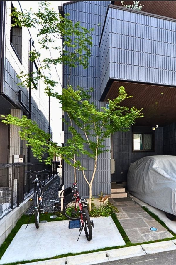 神奈川県横浜市　新築外構 「 隙あらばモリニワ！ 」の外構・庭工事　Ｔ様邸