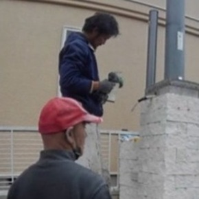 高橋親方　タイル職人