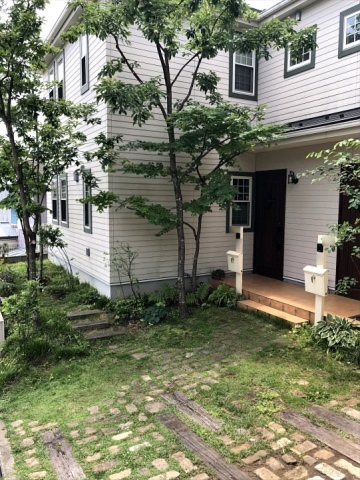 神奈川県横浜市　新築外構 雑木の庭を住宅街の中に・・・その遍歴　Ｕ様邸