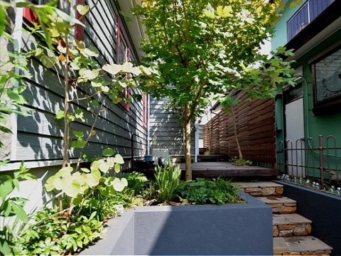 町田市　手付かずのお庭に内と外がつながる全面ウッドデッキ　Ｋ様邸