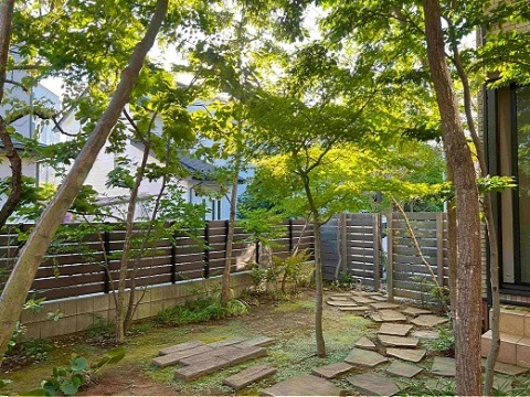 神奈川県中郡大磯町　手付かずの庭から木陰・木漏れ日のある庭に。Y 様邸