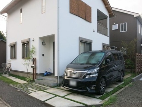 自然素材でシンプルナチュラルなお庭兼駐車場　神奈川県愛甲郡Ｓ様邸
