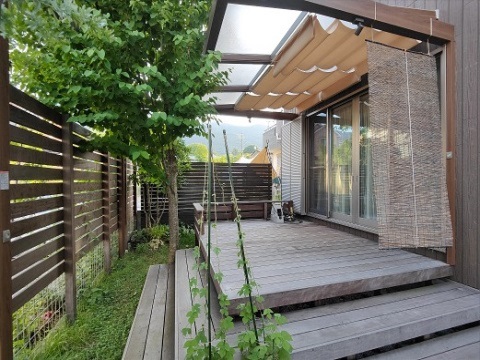 神奈川県愛甲郡愛川町　ワンちゃんと一緒に過ごせる快適ガーデンにリフォーム　M様邸