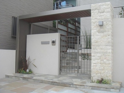 神奈川県平塚市　新築外構 高級感あふれるモダン・リゾートエクステリア　Ｆ様邸
