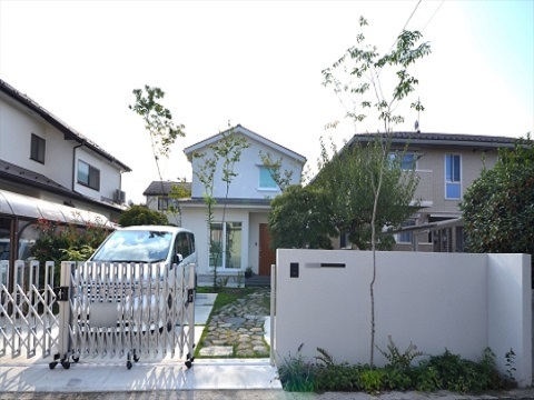 町田市　新築外構 シンプルデザインエクステリア　Ｈ様邸