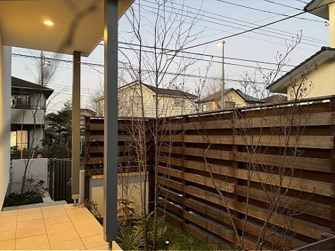 八王子市　新築外構 高性能住宅の新築外構・庭工事も機能的にデザインする。Ｈ様邸